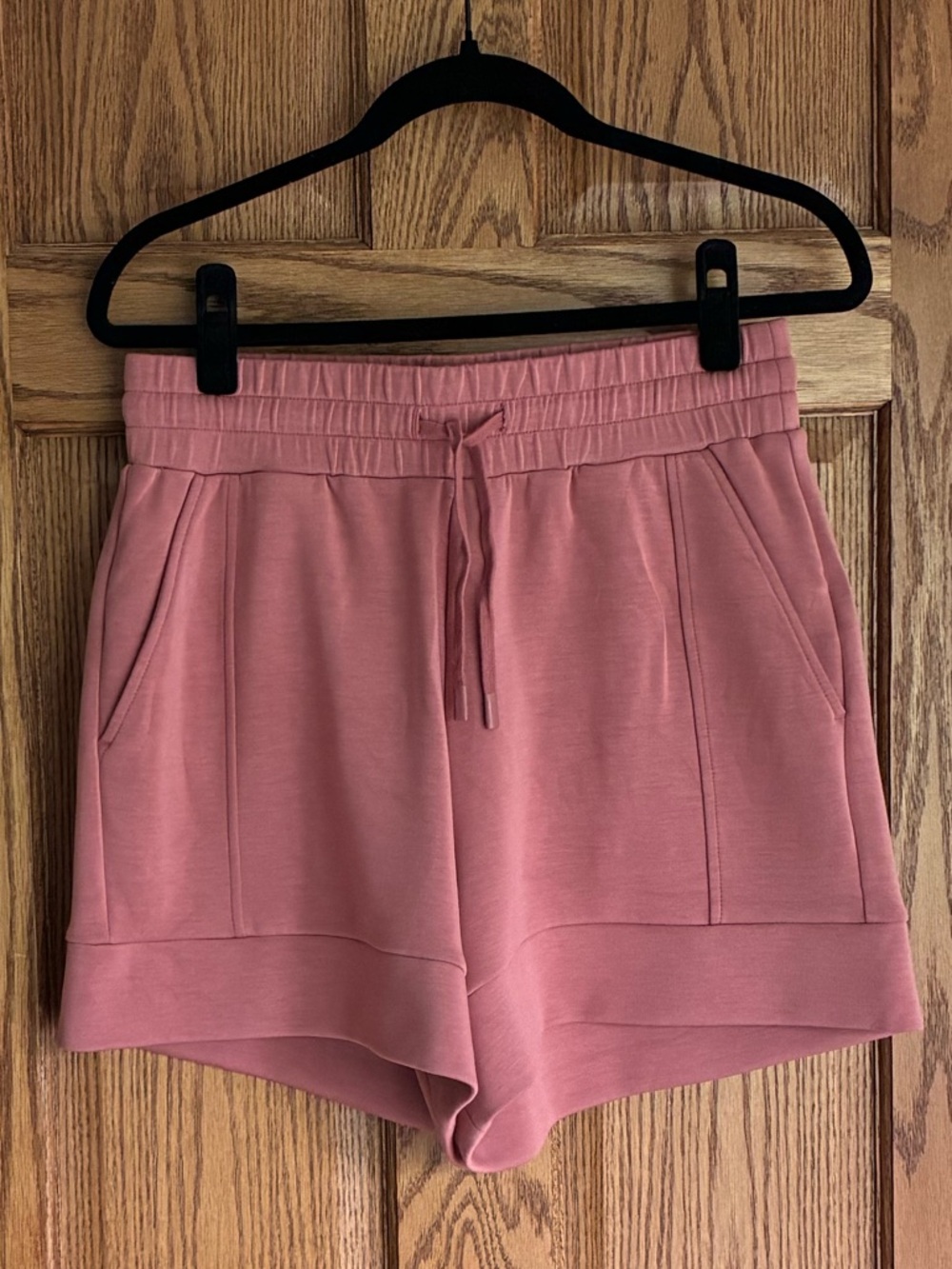 Varley Doublesoft Atrium High Rise Shorts - Dusty Mauve - Medium